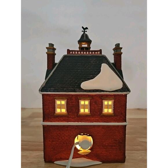 Dept 56 Boarding & Lodging School #5810-6 Dickens' Village Series WLite Orig Box - Picture 6 of 16